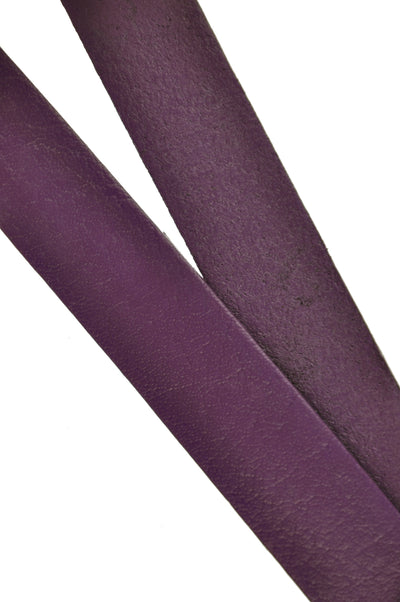 Lederriemen – Flaches Lederband aus Rindsleder | Lila | 1 Meter, 3 mm dick