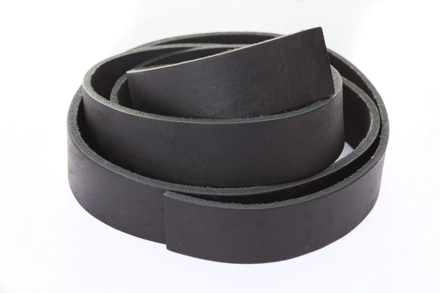 esnado flaches Lederband | Schwarz | 1 Meter