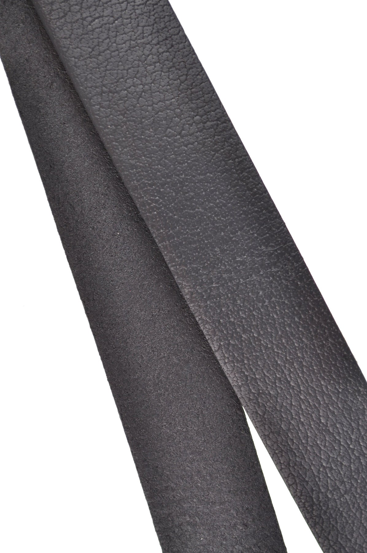 esnado flaches Lederband | Grau | 1 Meter