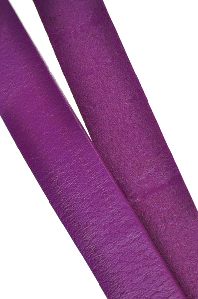 esnado flaches Lederband | Lila | 1 Meter