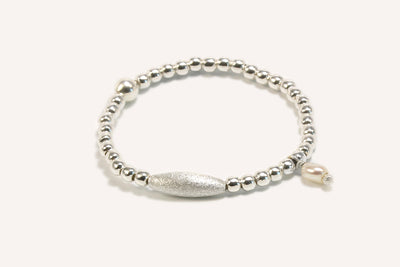 Anhänger aus 925 SILBER, Mini, Süßwasserperle