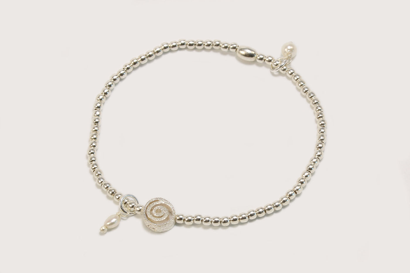 Anhänger aus 925 SILBER, Mini, Süßwasserperle barock
