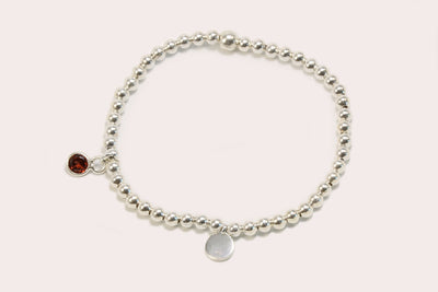 Malachit Anhänger aus 925 SILBER, Mini