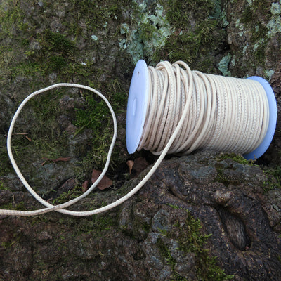 esnado Lederband gesäumt, Ø 2,5 mm - Natur