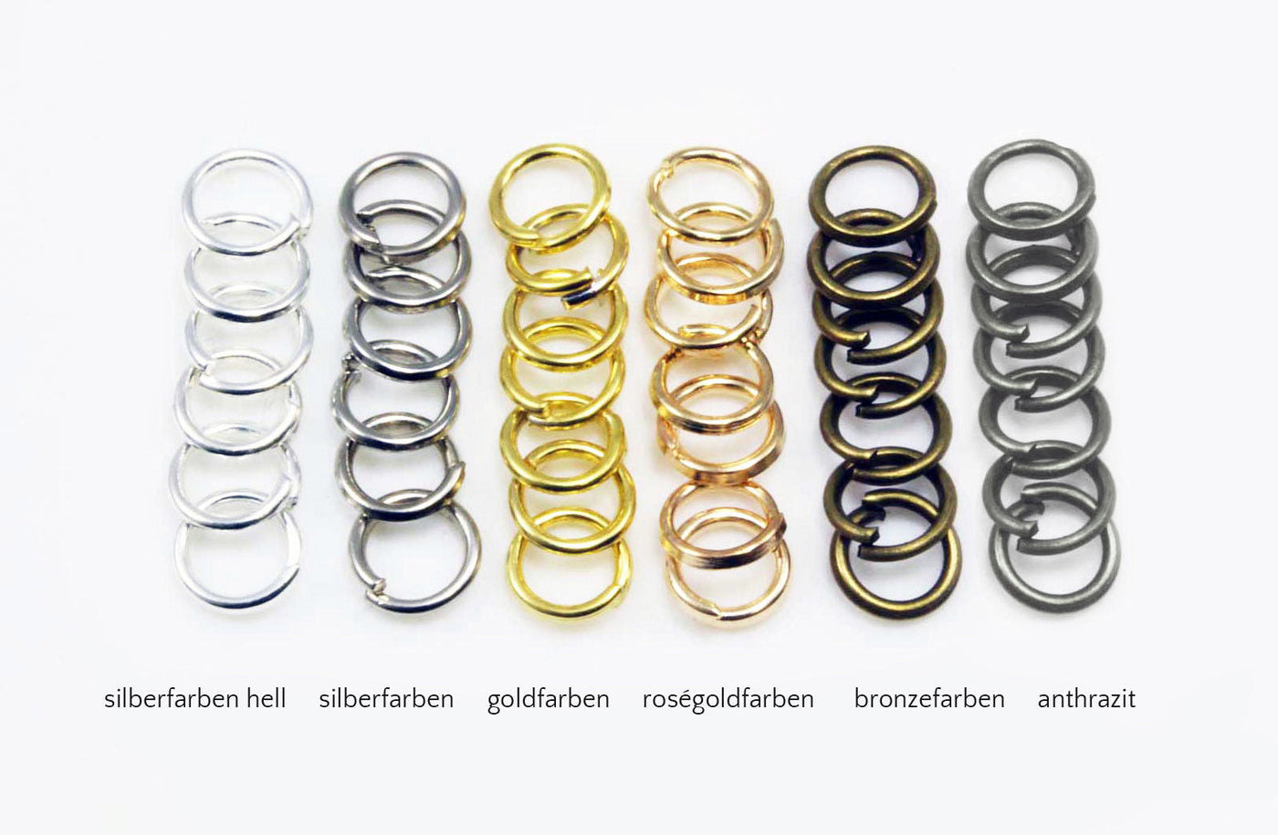 Binderinge, Ø 6 mm, Drahtstärke 0,7 mm
