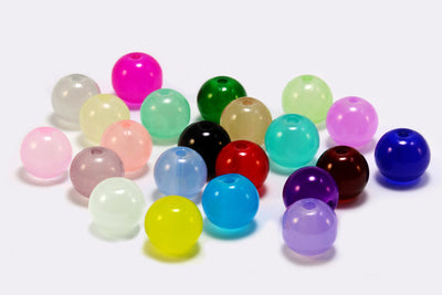 Glasperlen, Ø 10 mm, 50 Stück