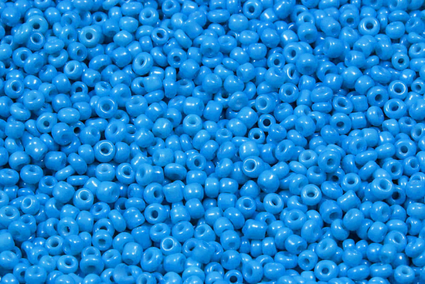 Rocailles opak, satte Farben, Ø 2 mm, 20/100 g