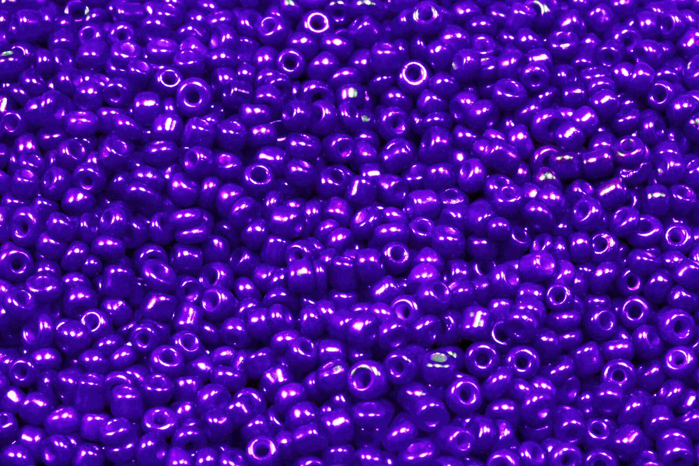 Rocailles opak, satte Farben, Ø 2 mm, 20/100 g