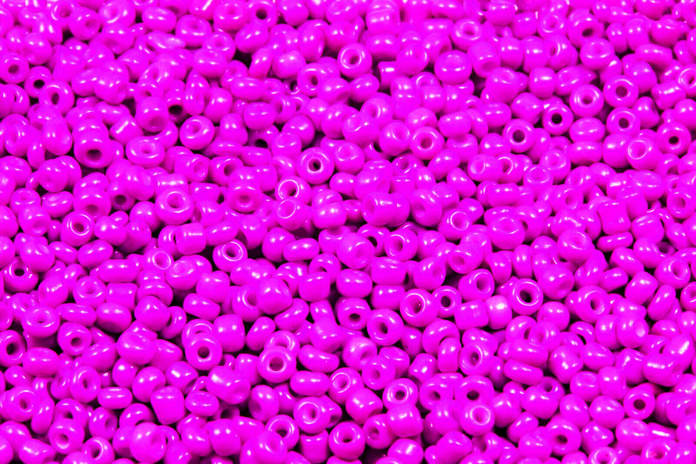 Rocailles opak, satte Farben, Ø 2 mm, 20/100 g