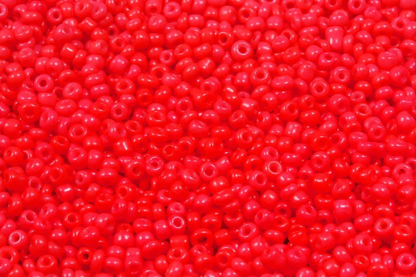 Rocailles opak, satte Farben, Ø 2 mm, 20/100 g