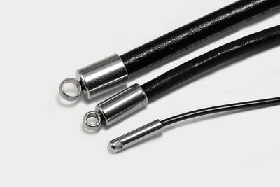 Endkappen für 0,8 mm Bänder, Edelstahl