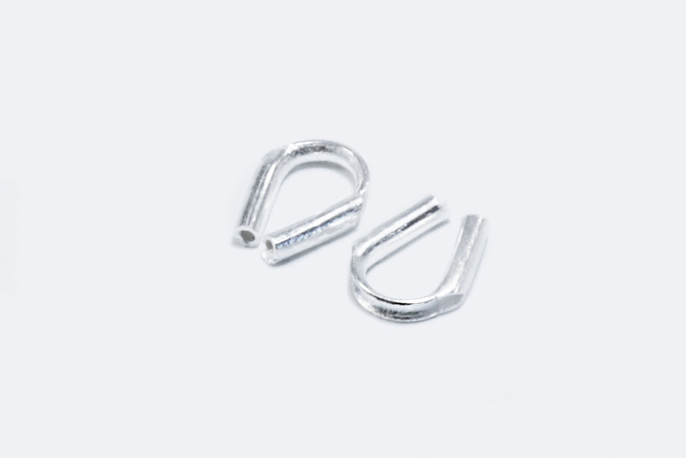 Drahtschutzbügel aus 925 Silber, 7 x 6 mm