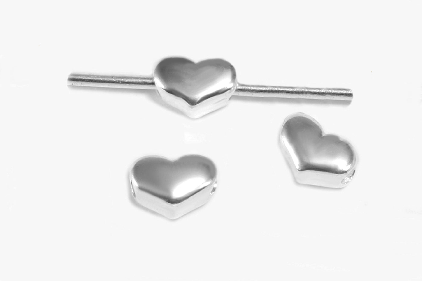Herzchen aus 925 Silber, 3,5 x 5 mm