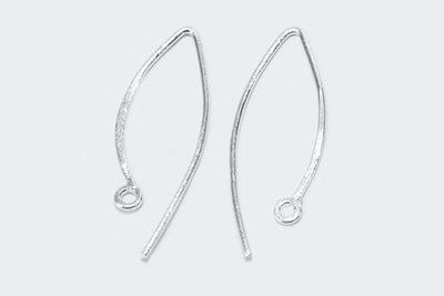 Ohrhaken aus 925 SILBER, 27 x 12 mm