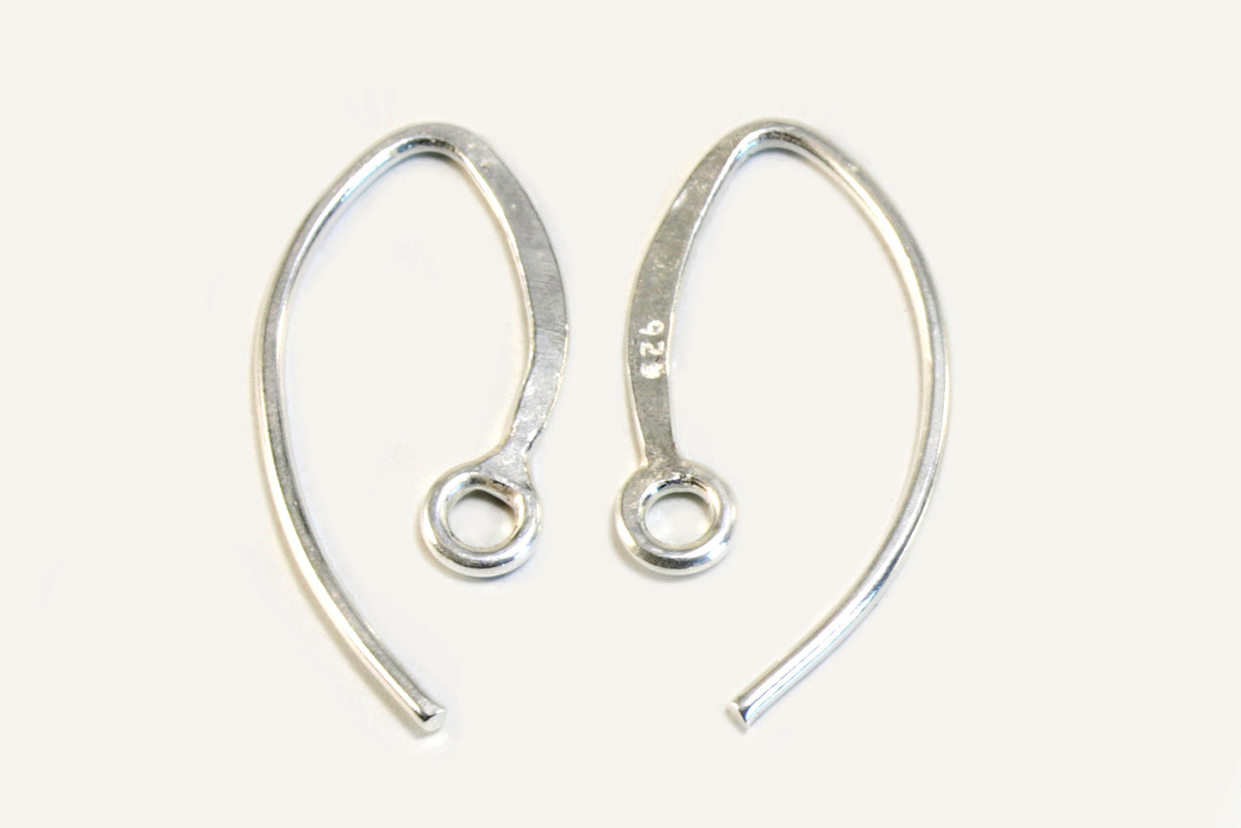 Ohrhaken aus 925 SILBER, 20 x 10 mm