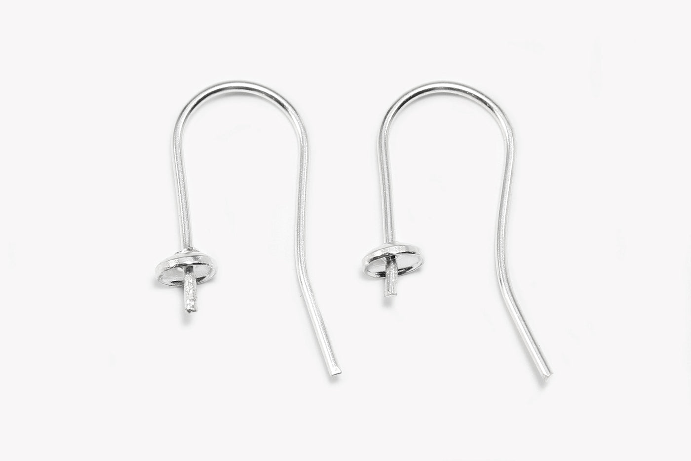 Ohrhaken aus 925 SILBER, zum Einkleben, 21 mm