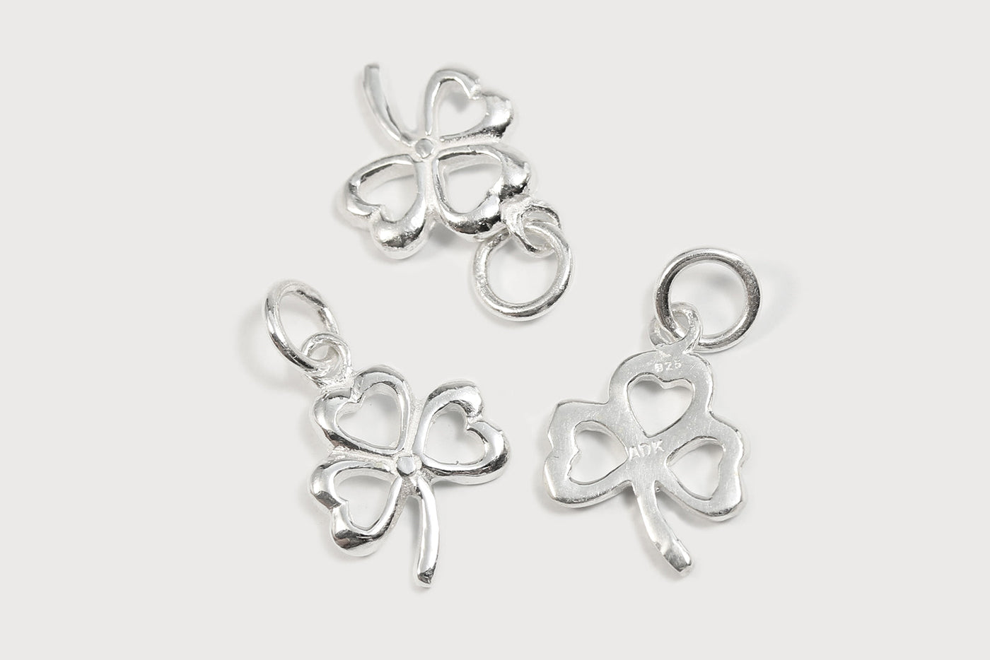 Anhänger aus 925 SILBER, Mini, Kleeblatt