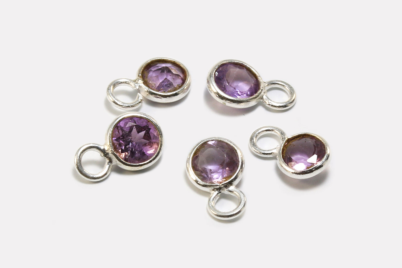 Amethyst Anhänger aus 925 SILBER, Mini