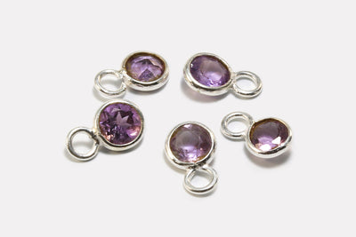 Amethyst Anhänger aus 925 SILBER, Mini