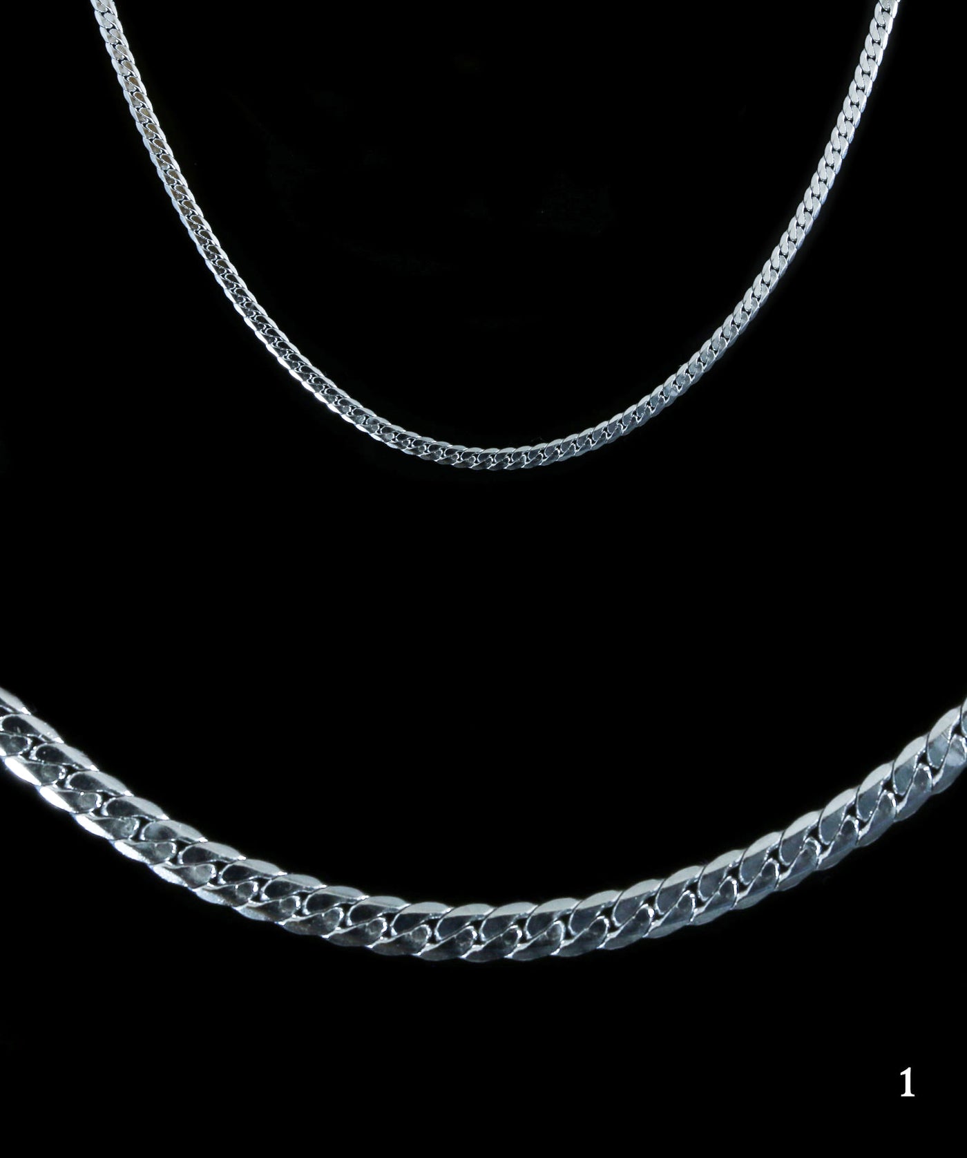 Schlangenkette, 50 cm, mit Verschluss, Edelstahl