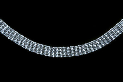 Schlangenkette, mit Verschluss, 50 cm, Edelstahl