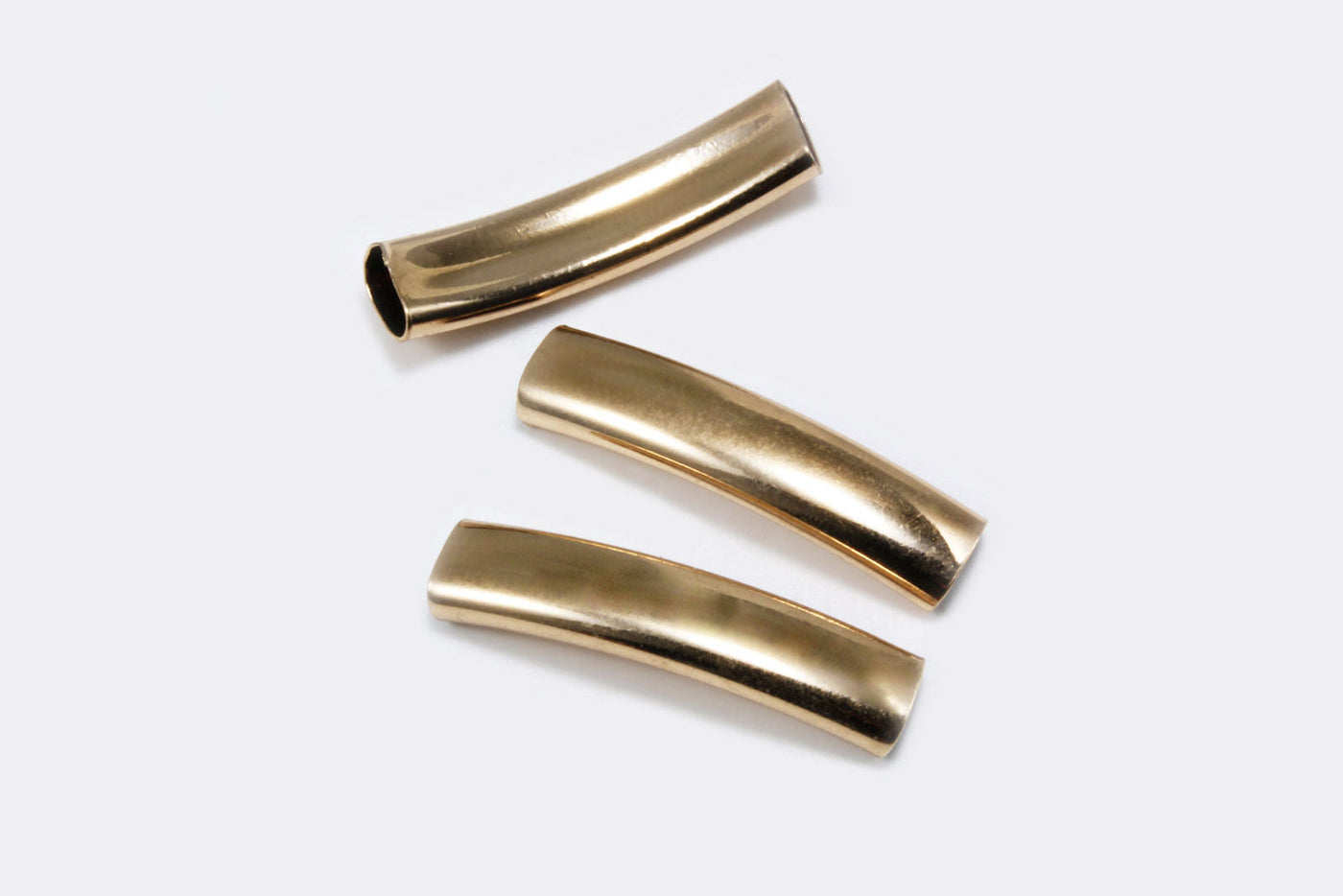 Metallröhrchen, 30 mm, gebogen