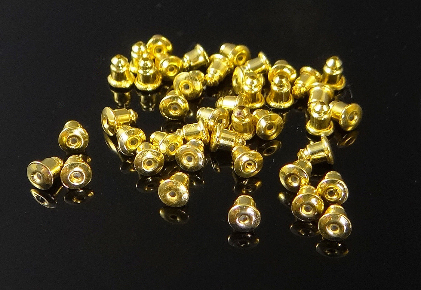 Ohrstecker Verschluss, 5 x 6 mm, 40 Stück