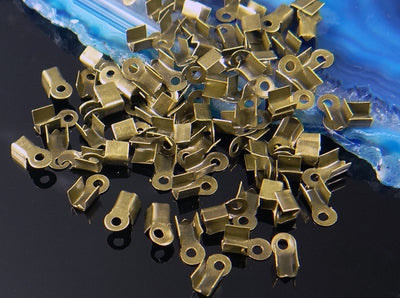 Klemmbleche 50 Stk. Endteile 9x3,5 mm Verbinder Endstücke Klemme, S15
