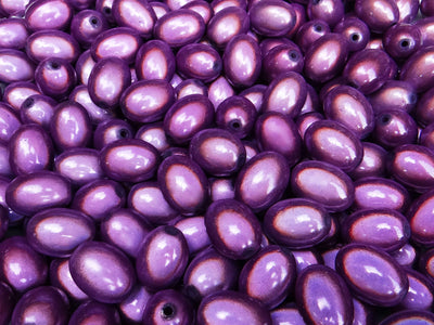 Miracle Perlen, Olive, 14 x 18 mm, 10 Stück
