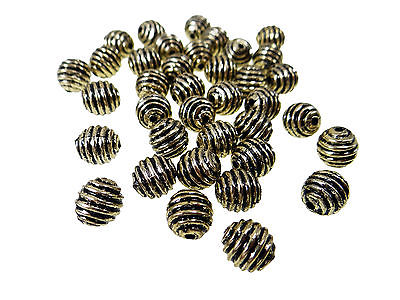 Kunststoffperlen, Kugel, Ø 10 mm, 25 Stück