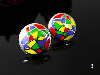 Designer Ohrstecker Edelstahl 19 mm Ohrringe Ohrschmuck, neu