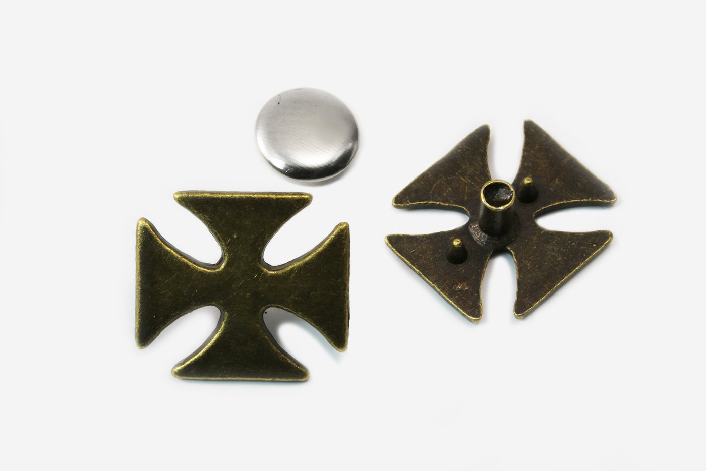Zierniete Eisernes Kreuz, 14 x 15 mm, 5 Stück
