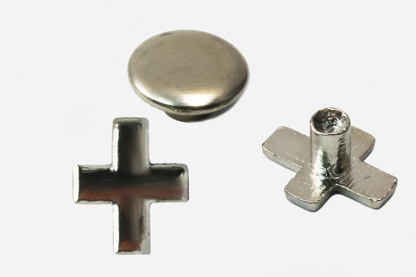 Zierniete Kreuz, mini, 9 x 7 mm