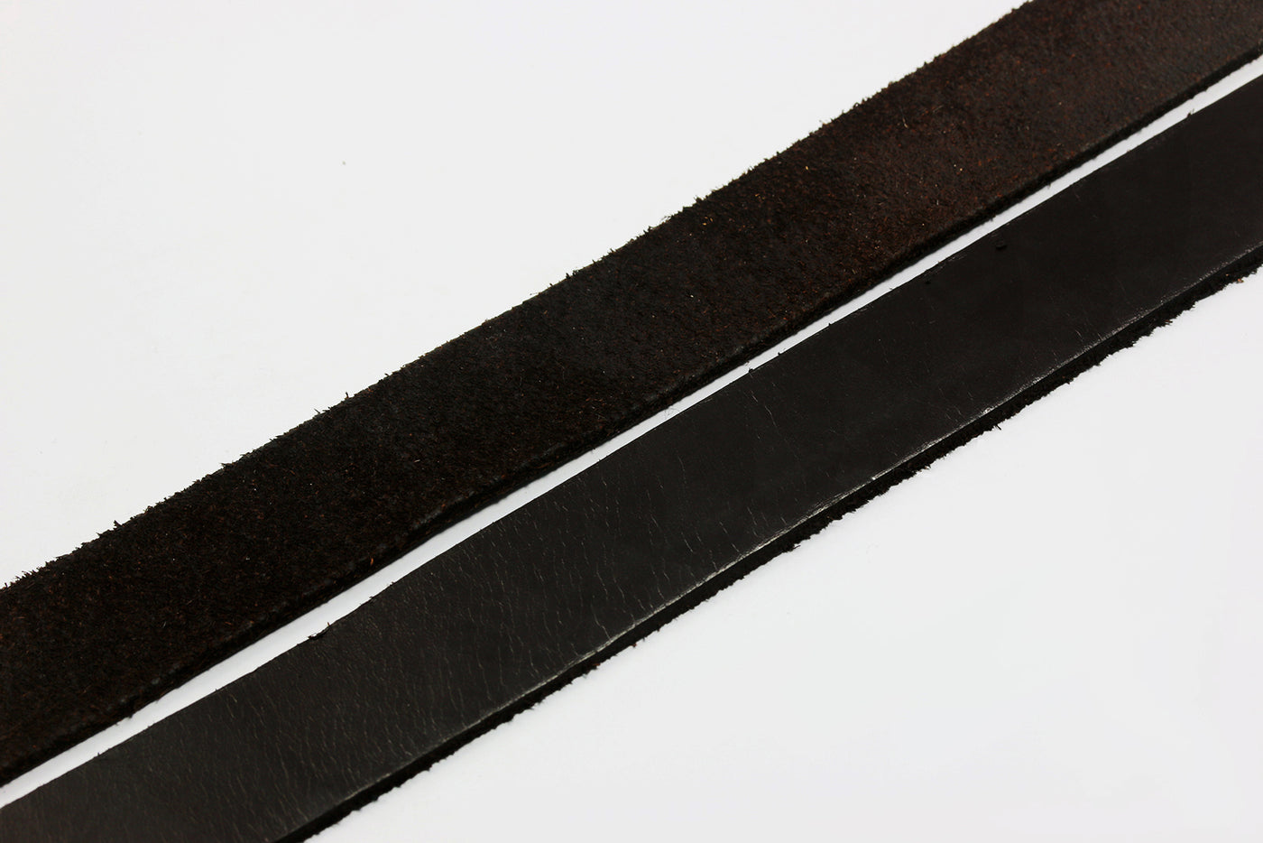 Lederband flach, 20 mm, 1 m, dunkelbraun, Echt Leder