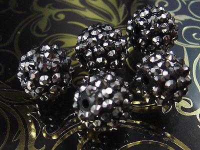 Strass (Optik) Perlen, Ø 16 mm, Kunststoff