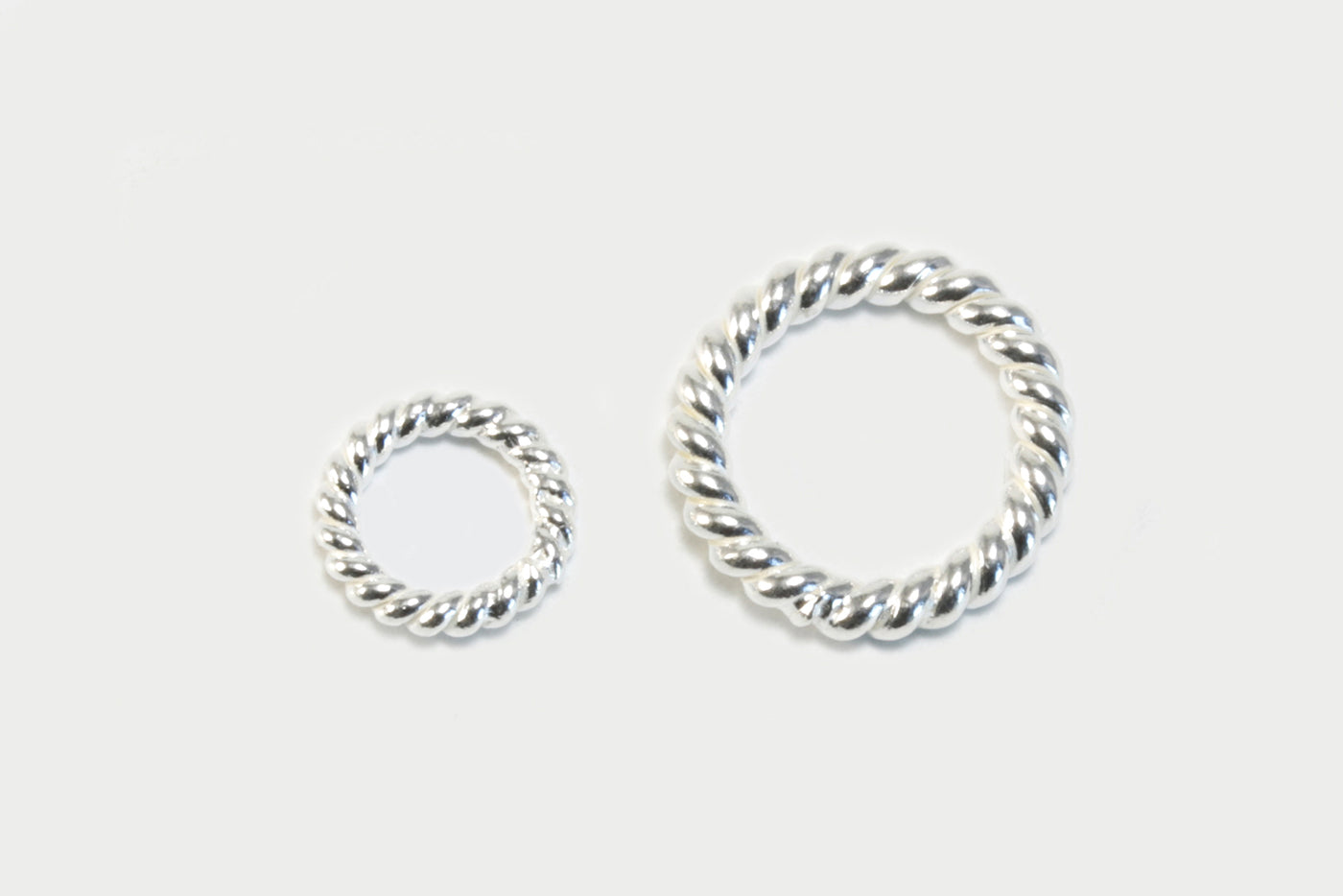 Ring Verbinder aus 925 Silber, Ø 6 mm, geschlossen