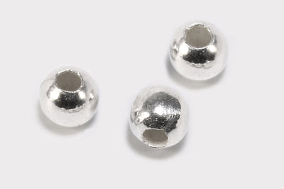 Perlen aus 925 Silber, Ø 1,7 mm, glatt