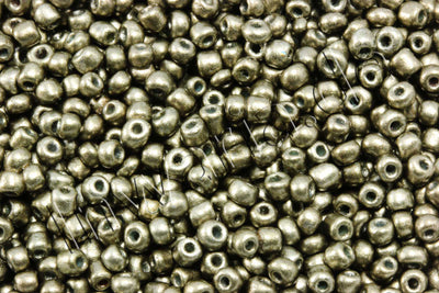 Rocailles metallic, matt, Ø 2/3/4mm, 20/100 g