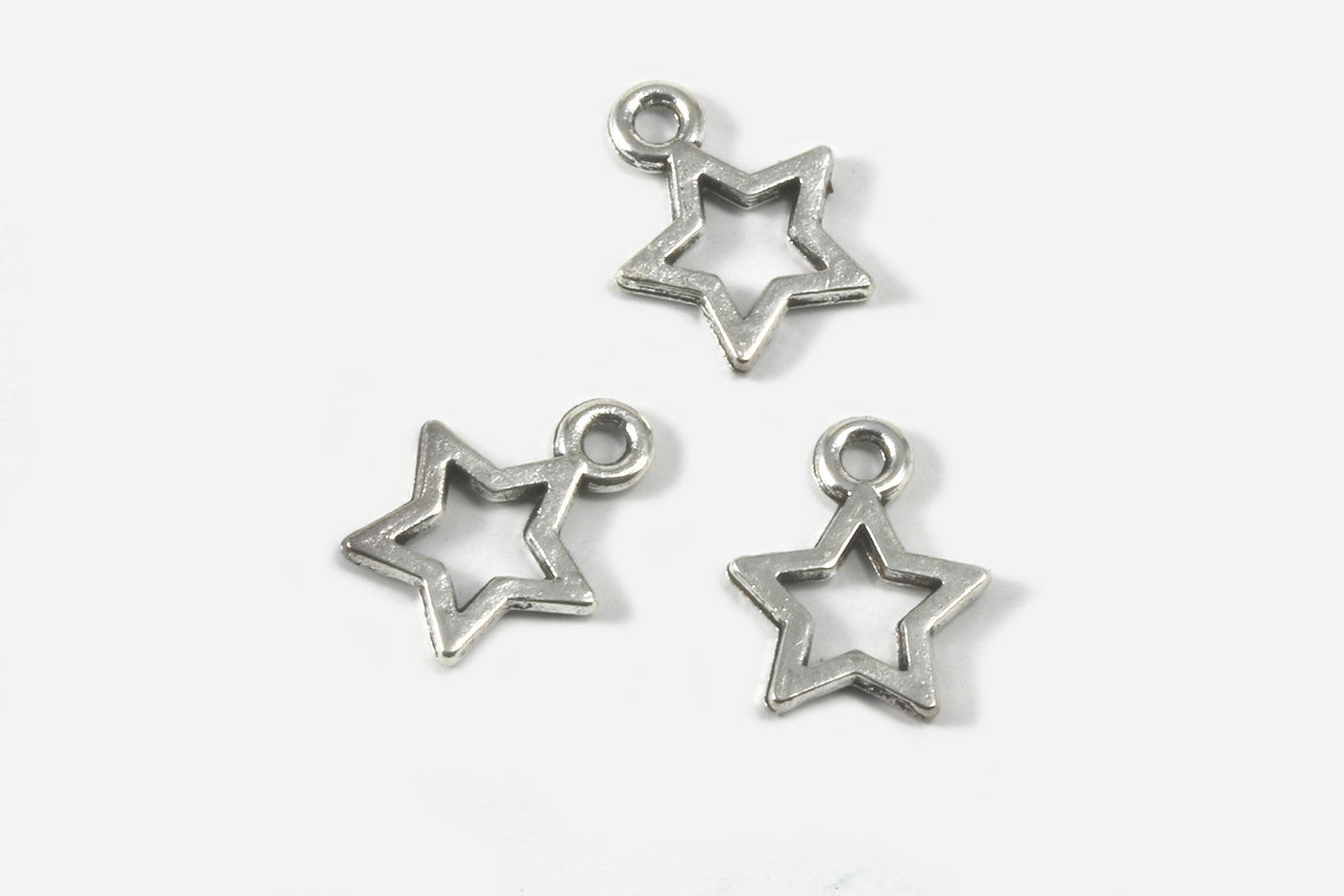 Anhänger Stern, 12 x 10 mm, 10 Stück
