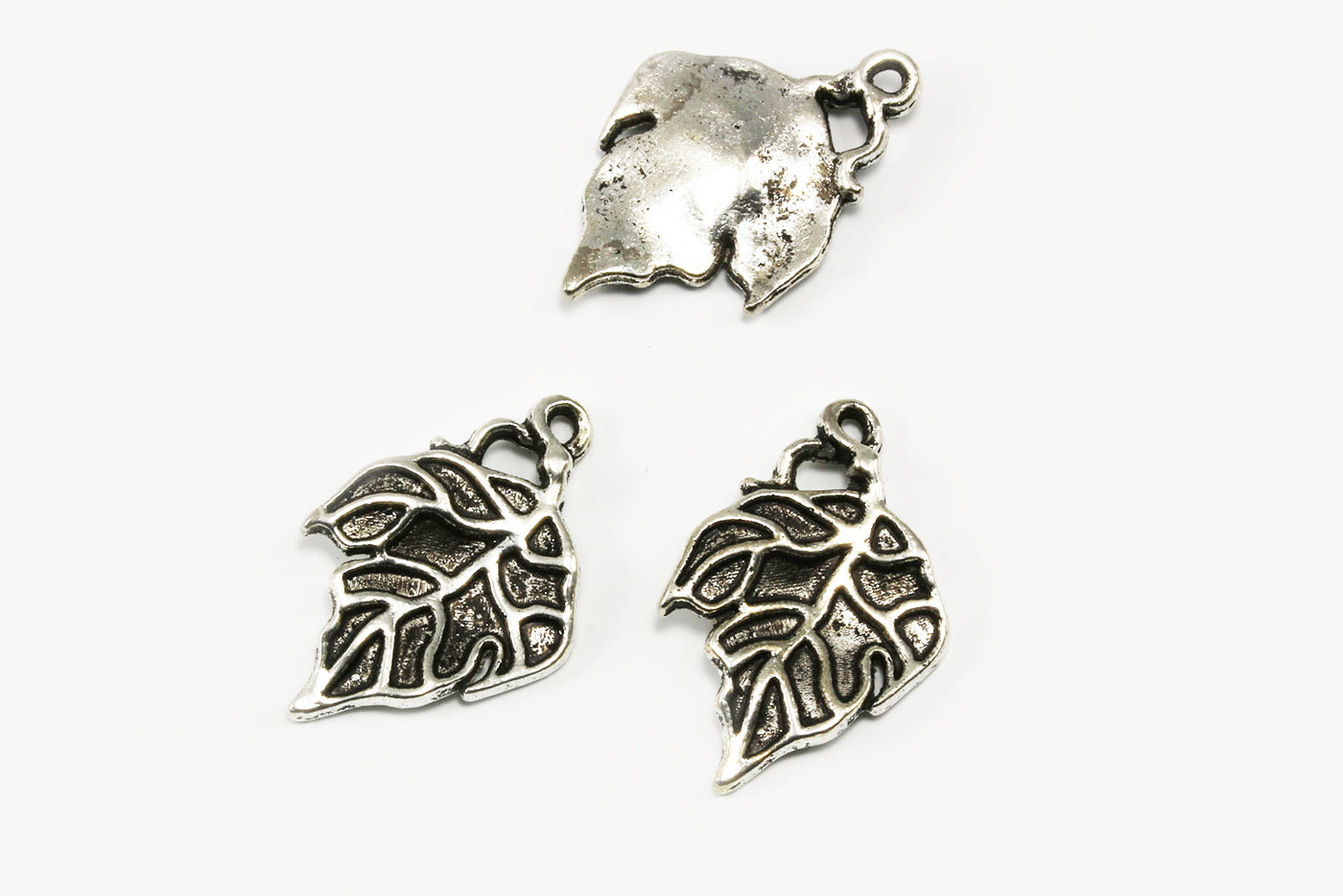 Anhänger Ahornblatt, 27 x 18 mm, 5 Stück