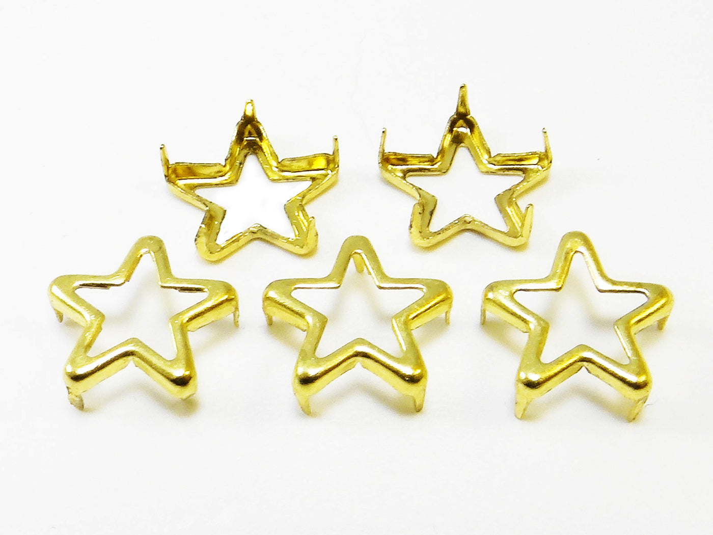 Zierniete Stern, 12 x 12 mm, 20 Stück