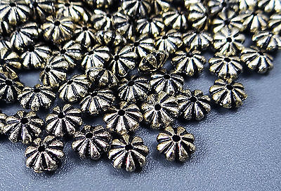 Kunststoffperlen, Rondelle, 6 x 3 mm, 100 Stück