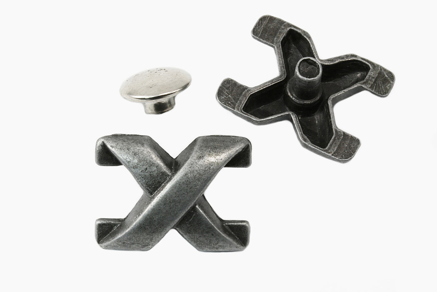 Zierniete Ornament, 12 x 16 mm, 5 Stück