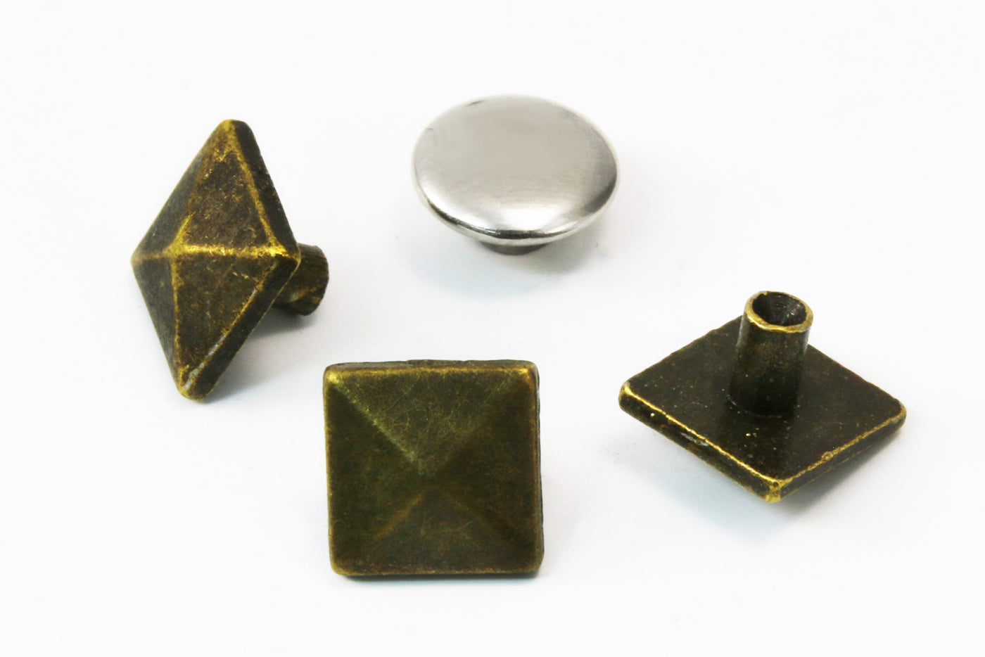 Zierniete Pyramide, 8 x 8 mm, 10 Stück