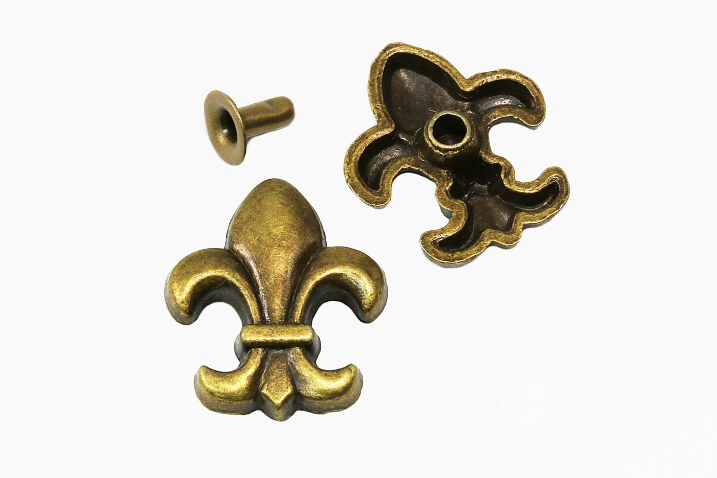 Zierniete Lilie, 19 x 17 mm, 5 Stück