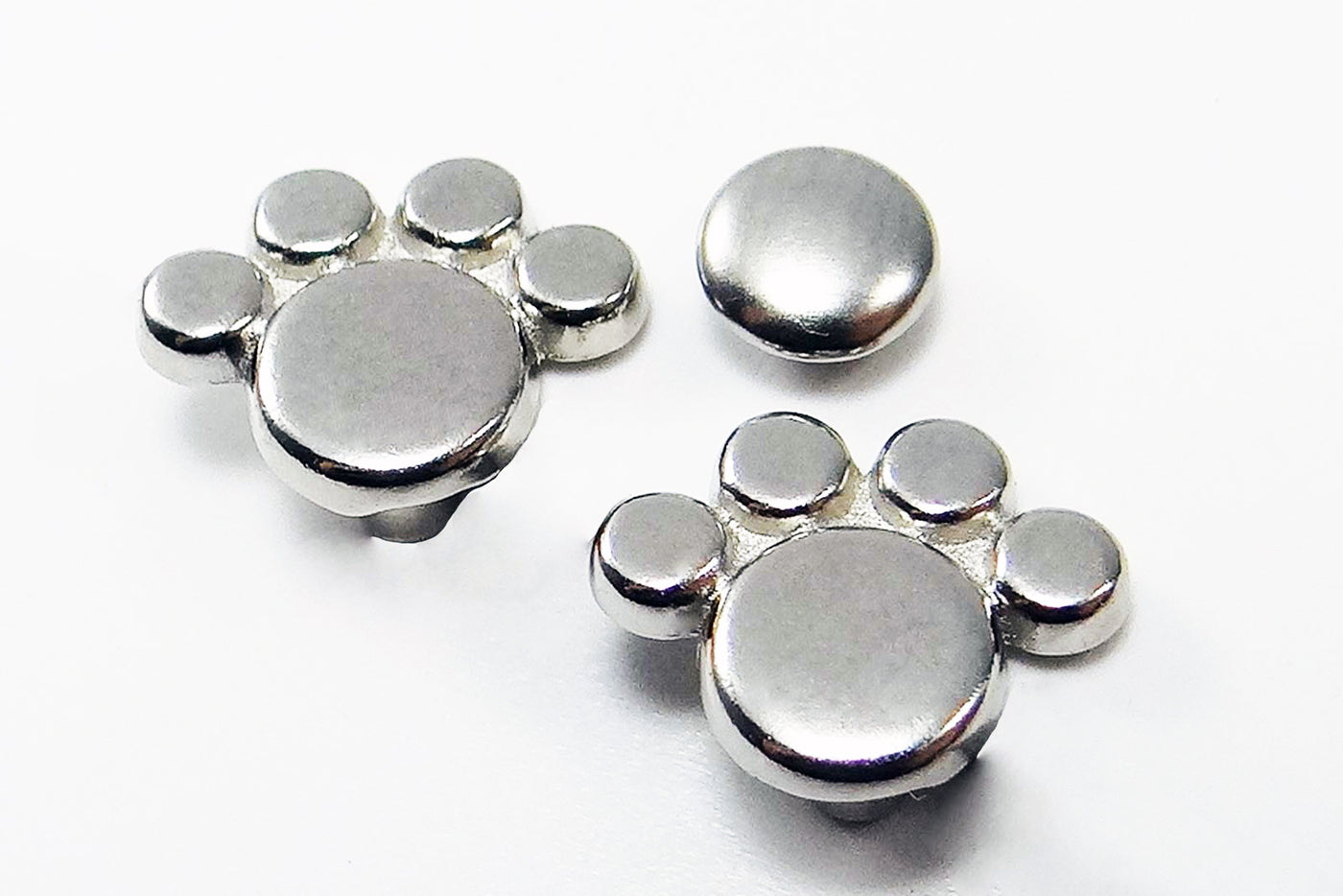 Zierniete Pfote, 10 x 12 mm, 10 Stück