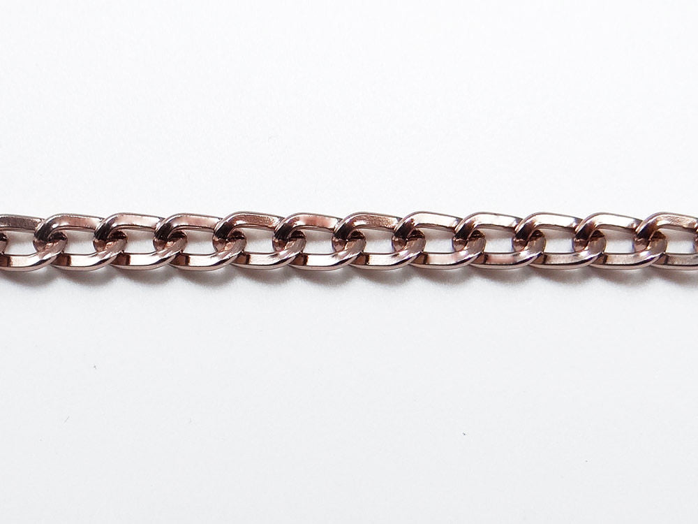 Metallkette Aluminium 5x7mm 1m Panzerkette Alukette Meterware Gliederkette, 1805