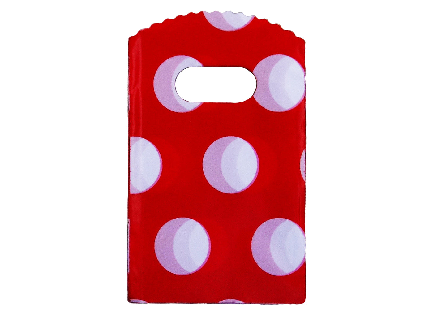 Geschenktüten Punkten in rot, 8,5 x 15 cm, 50 Stück