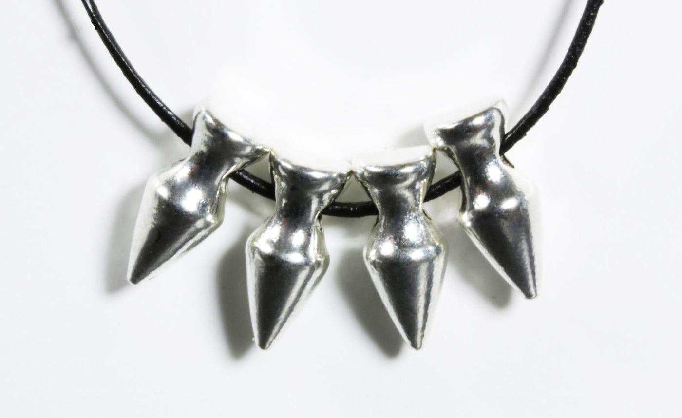 Schmuckniete mit Loch zum Aufhängen, 14 x 6 mm, 10 Stück