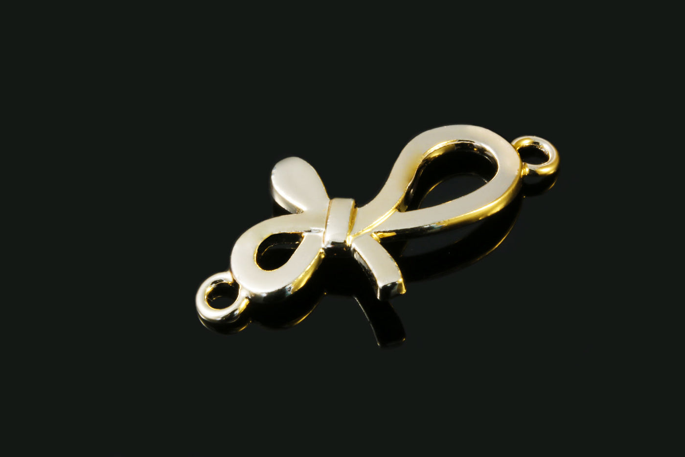 Verbinder, Schleife, 37 x 18,5 mm